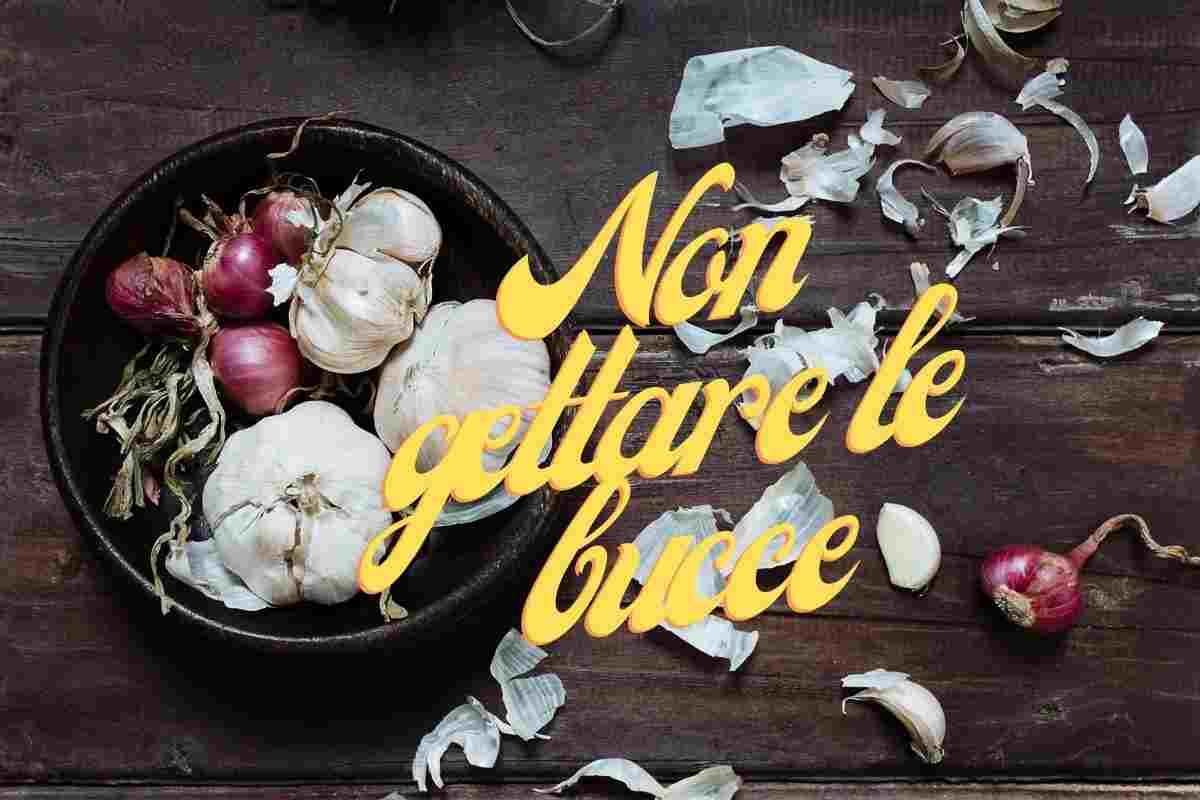 Non gettare le bucce di aglio e cipolla: ecco perchè sono preziose