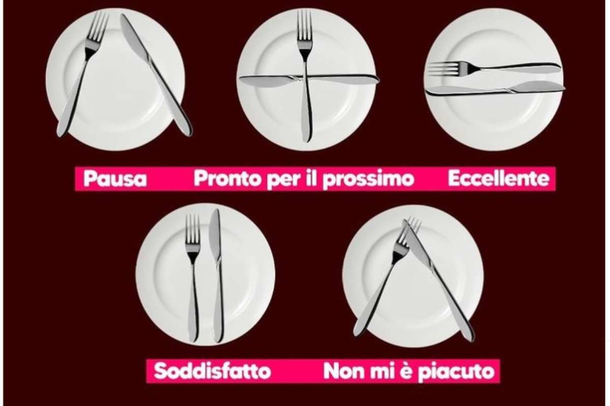 Il linguaggio delle posate (Instagram) 31.12.2022 intaste