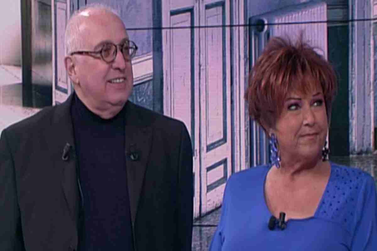 Orietta Berti col marito (dalla tv) 26.12.2022 intaste