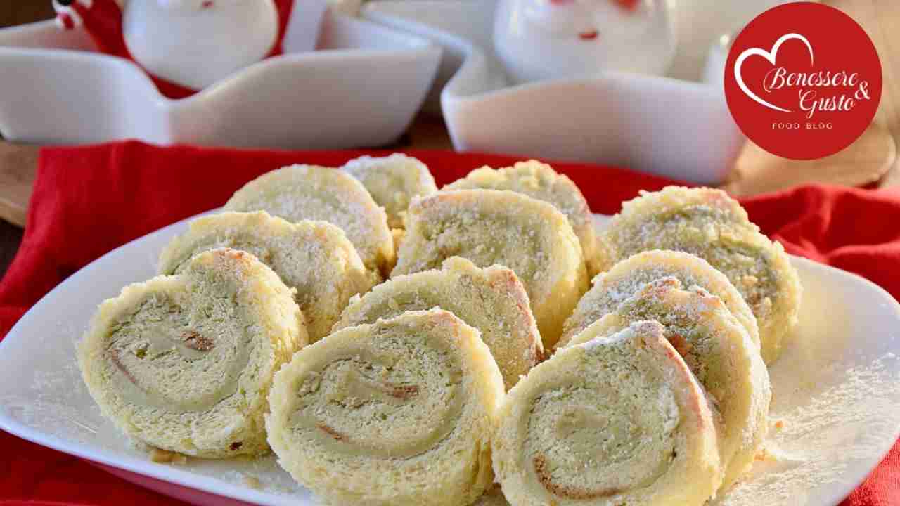 girelle al pistacchio con pandoro ricetta