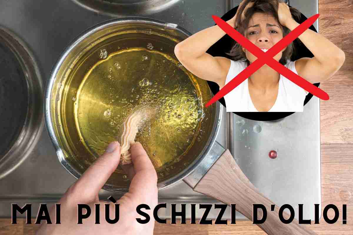 7 trucchetti per evitare gli schizzi d'olio durante la frittura (Intaste.it)