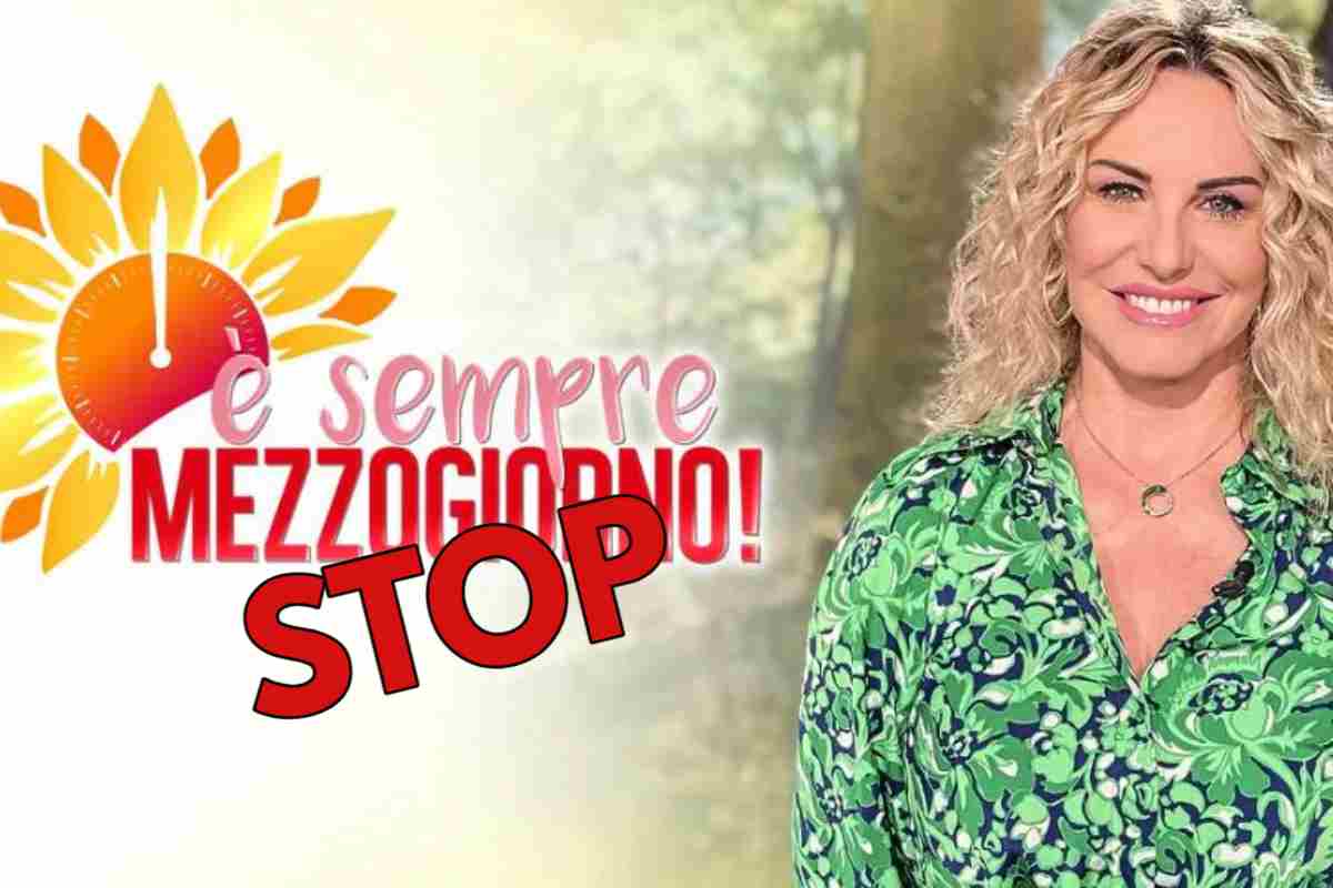 antonella clerici stop programma