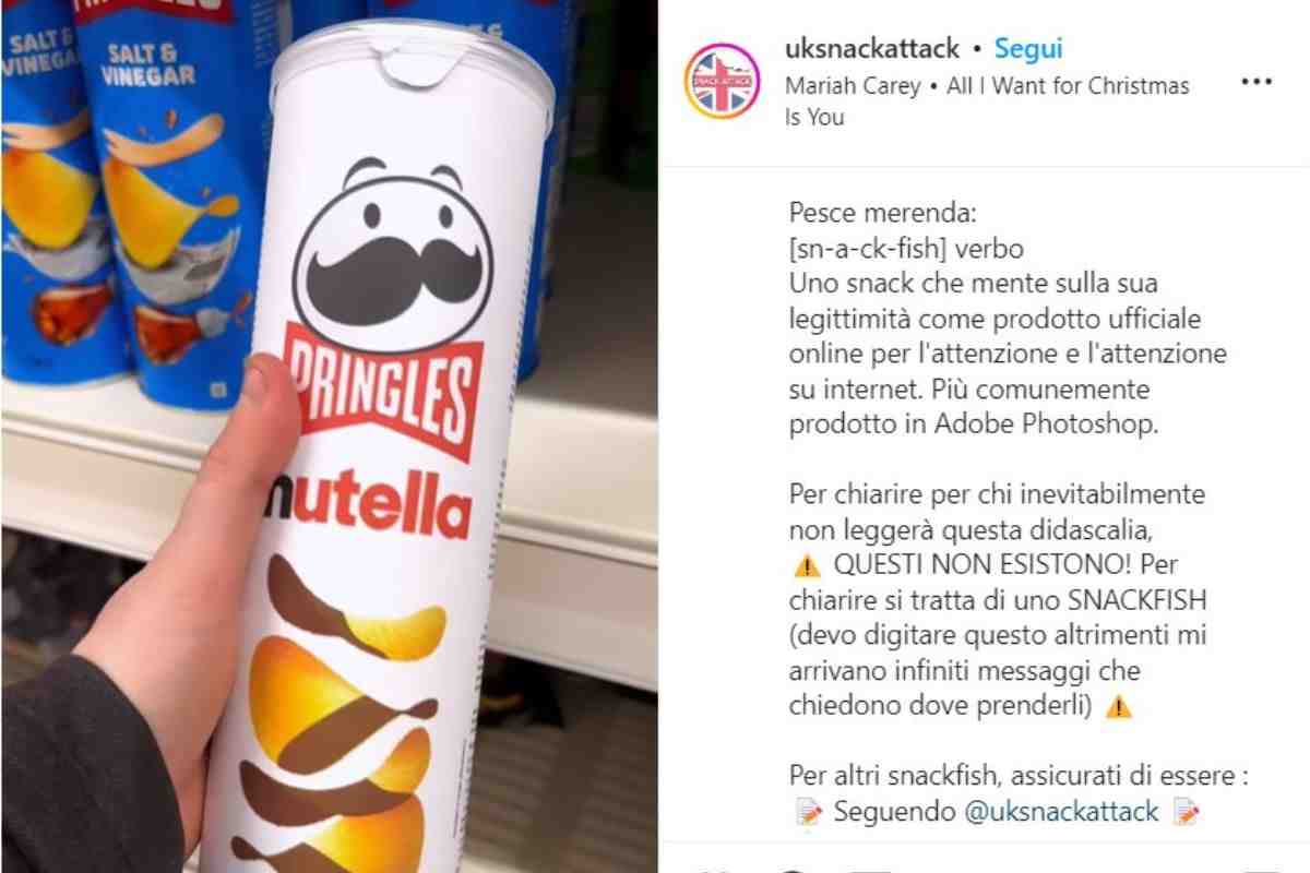Il post su Instagram che spiega che il prodotto non è in commercio (intaste.it)
