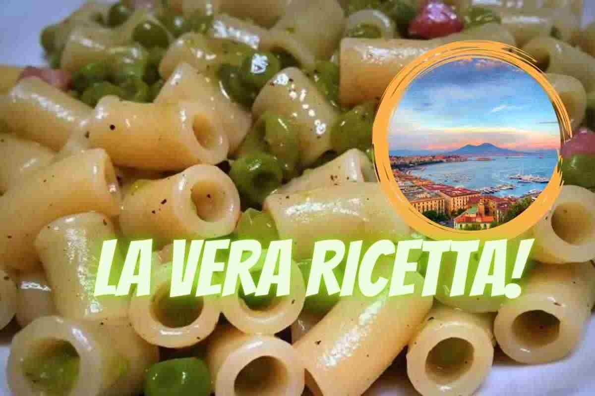 Pasta e piselli alla napoletana