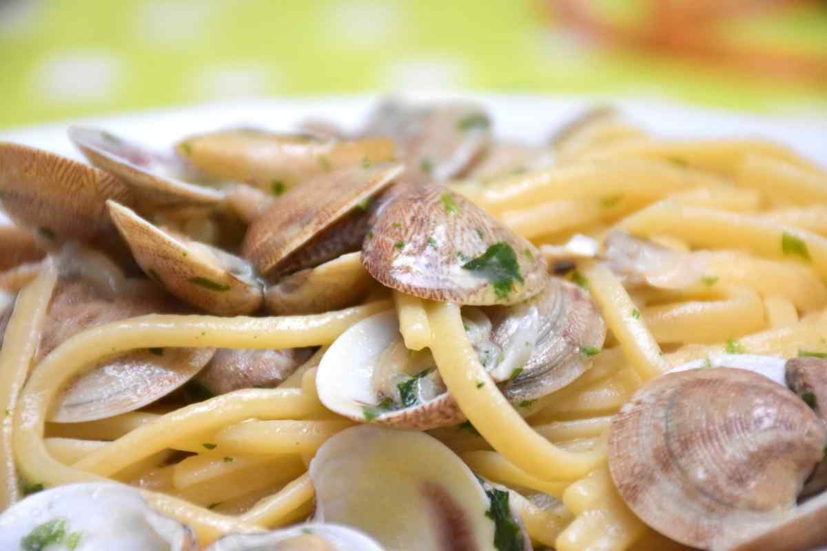 Pasta alle vongole sabbia