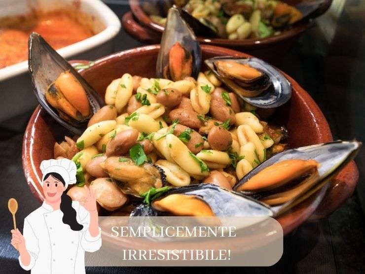 pasta e fagioli con le cozze 