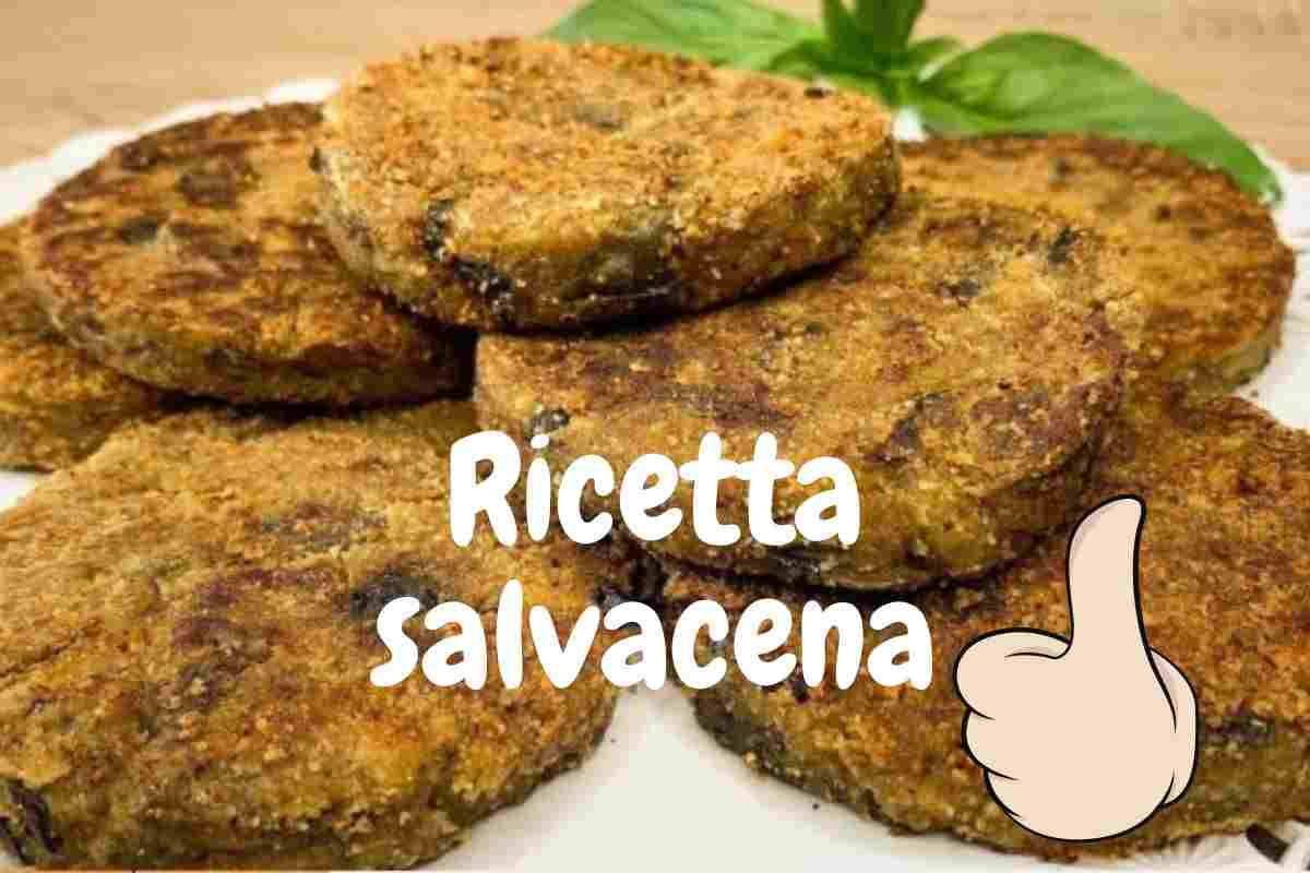 Cotolette di melanzane ricetta salvacena