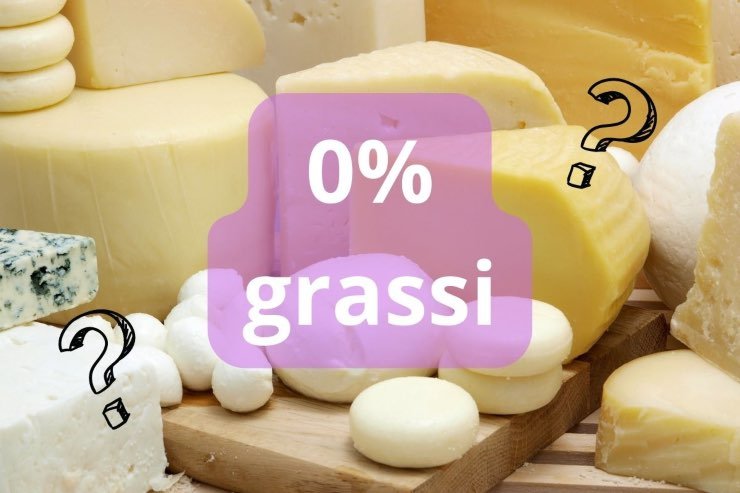 Cosa significa 0 grassi in etichetta 