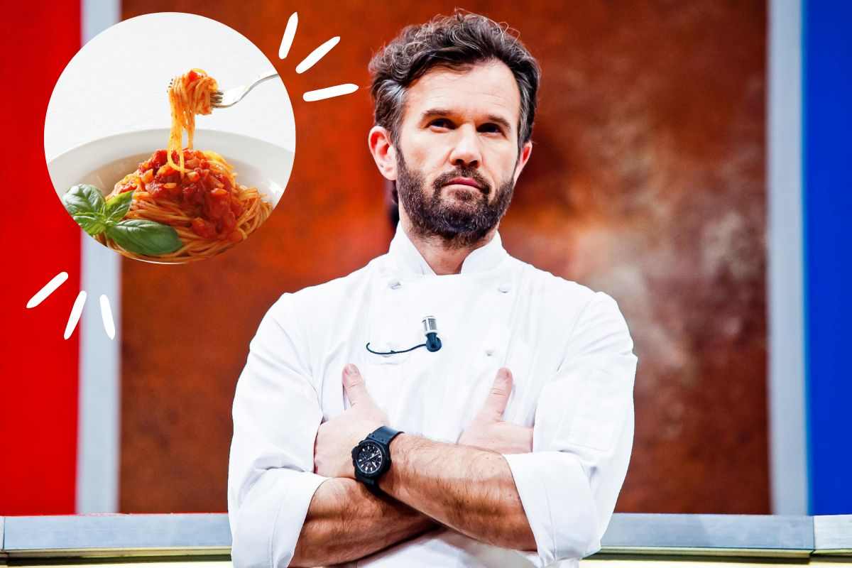 spaghetti al pomodoro, ricetta Carlo cracco 