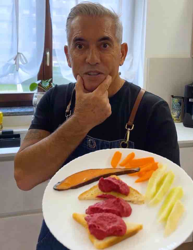 ferragnez, il suocero diventa food blogger