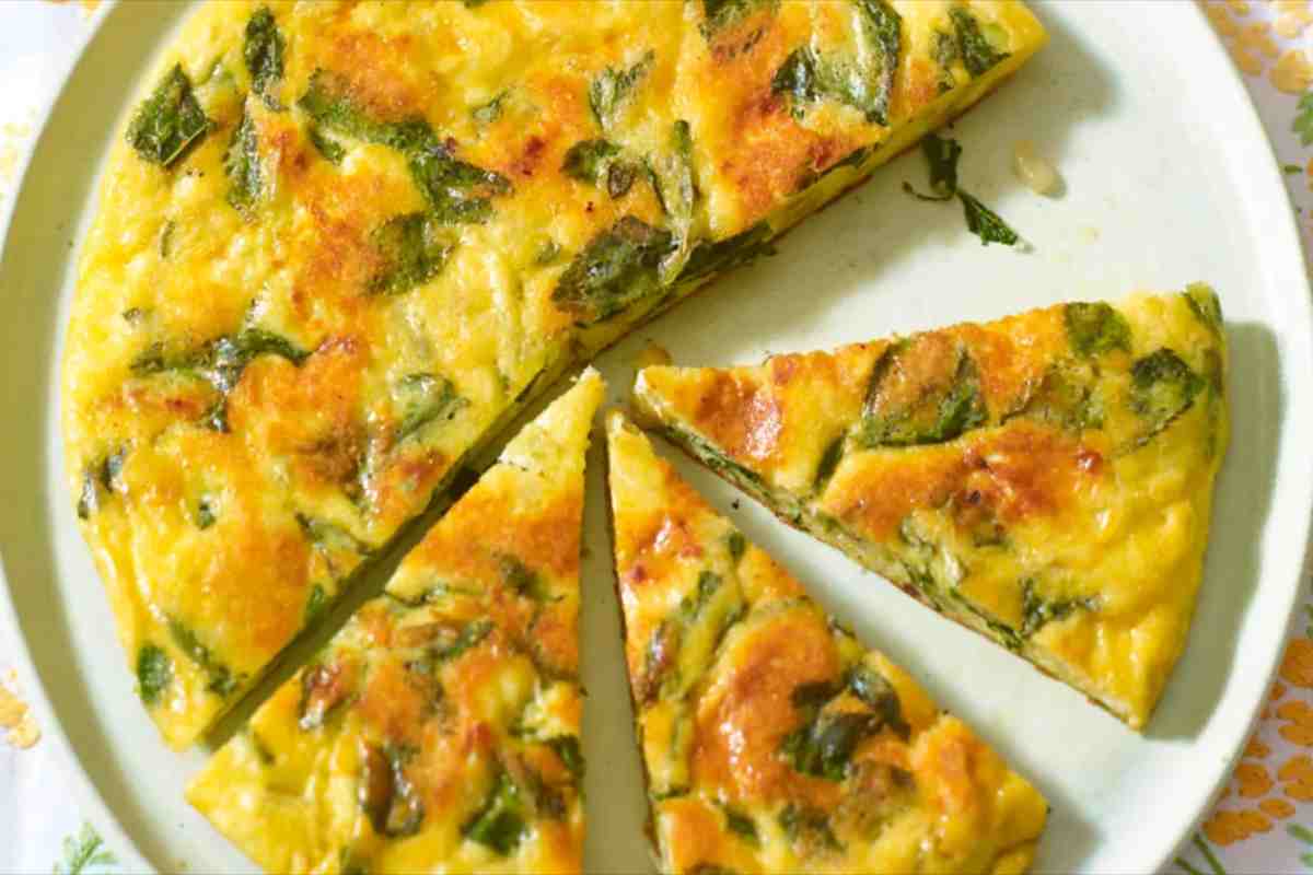 frittata di menta, ricetta facilissima 