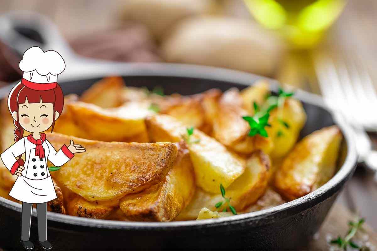 trucco per patate al forno perfette