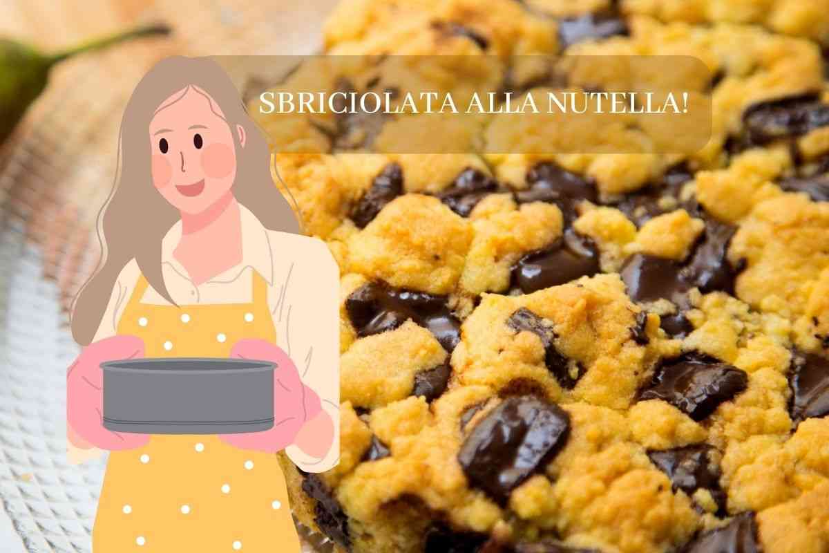 ricetta sbriciolata alla nutella 