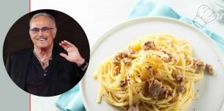 La pasta di Franco Califano, spaghetti con tonno