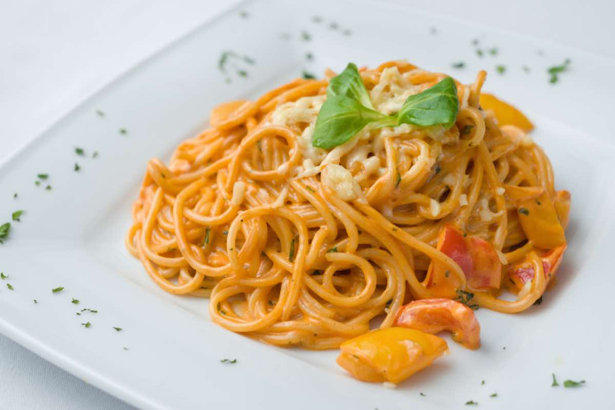 spaghettone con crema alla zucca, ricetta