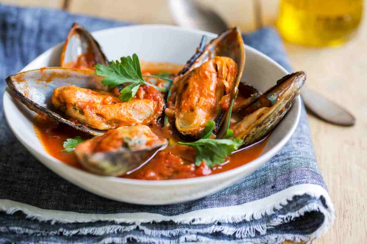 cozze alla marinara, ricetta Carlo cracco 