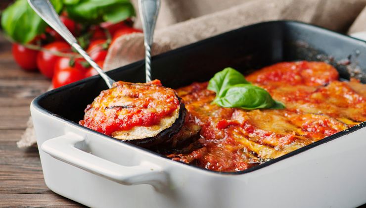 Ricetta parmigiana di melanzane vegana