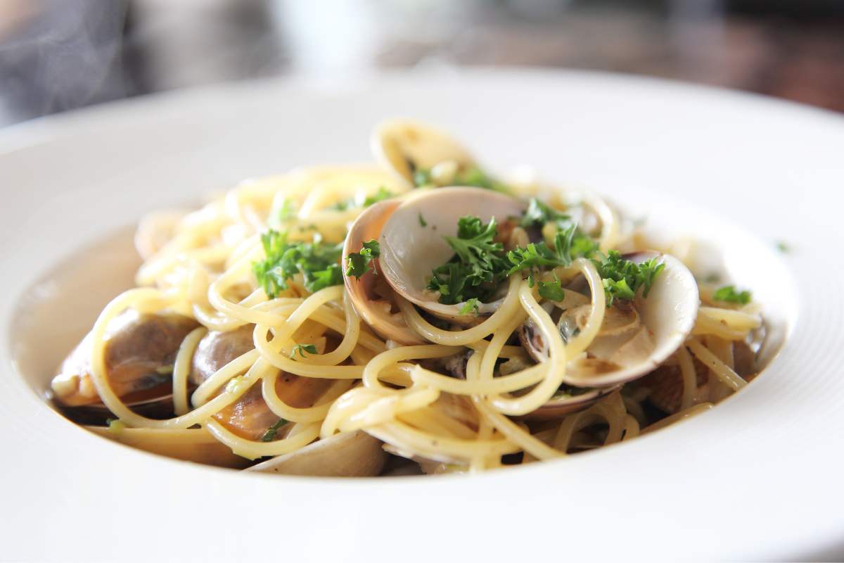 Spaghetti alle vongole cremosi