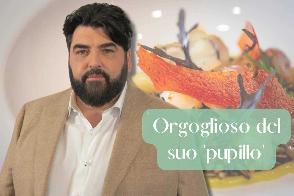 cannavacciuolo, orgoglioso del suo pupillo