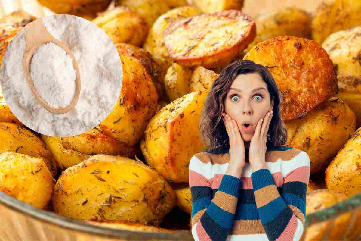 patate al forno con bicarbonato