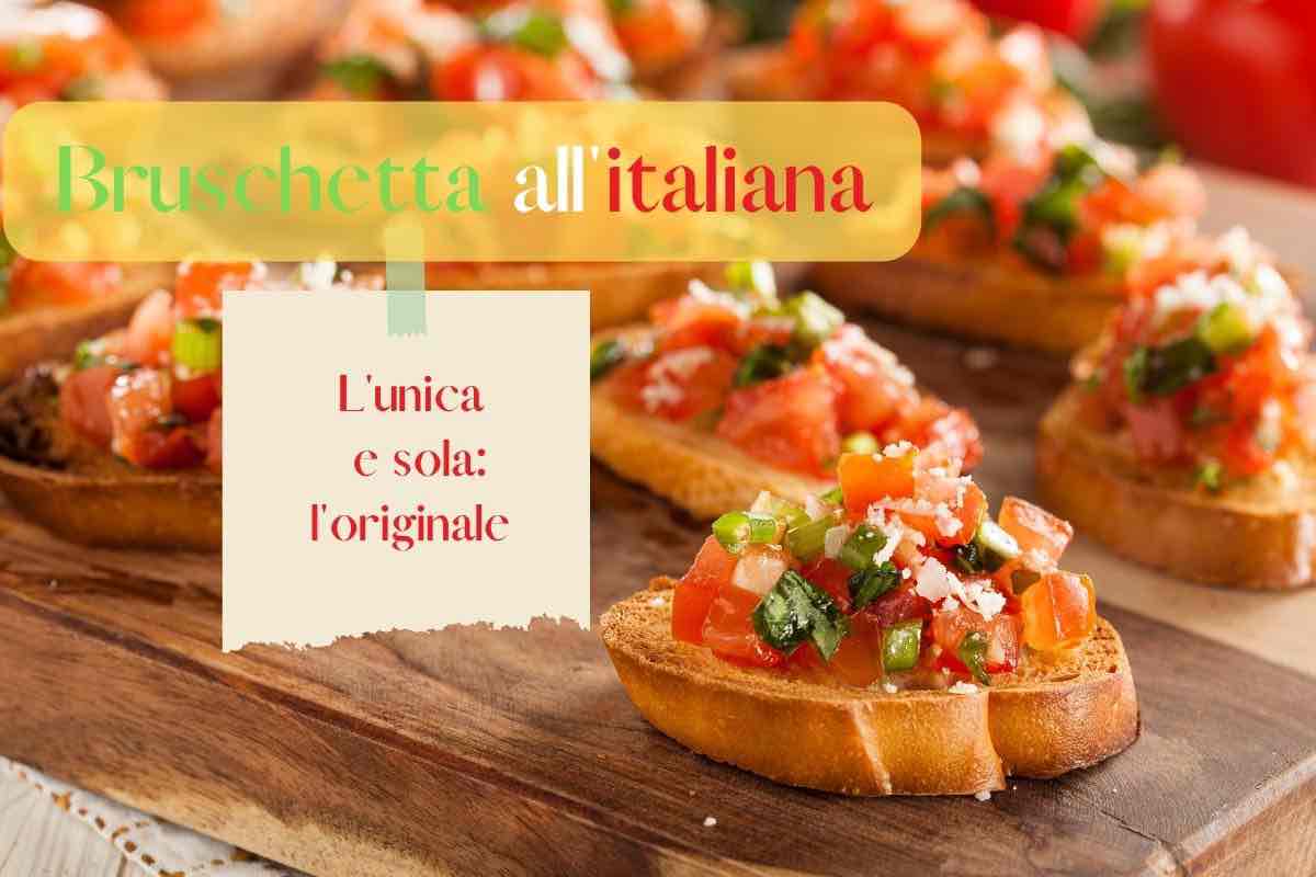 bruschetta all'italiana, ricetta originale