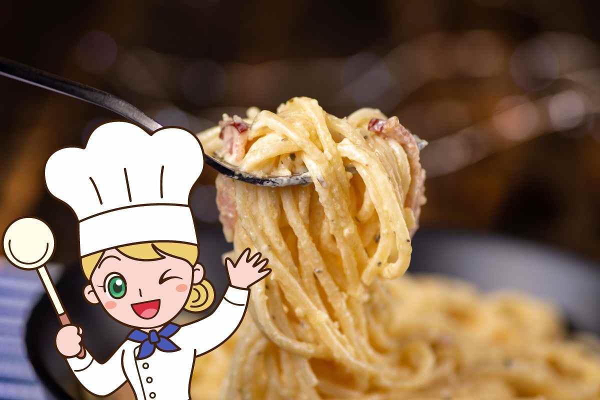 carbonara perfetta, evita effetto frittata