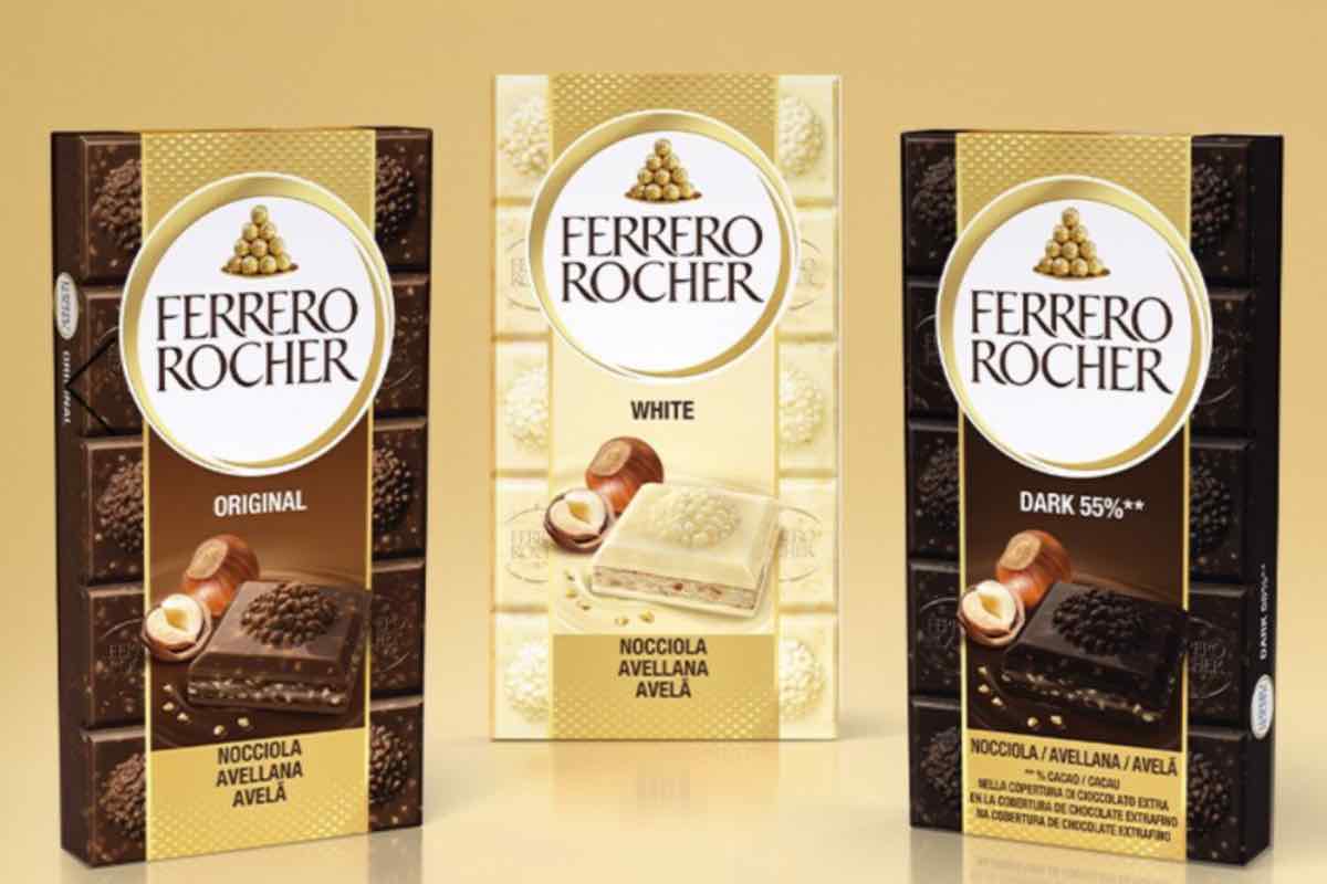 cioccolato ferrero, cosa c'è dentro