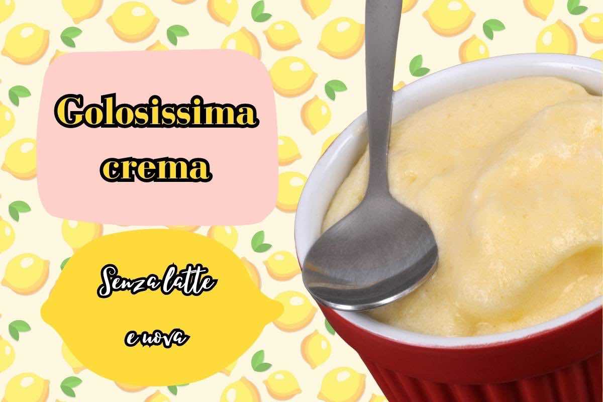 ricetta crema limone senza uova e latte
