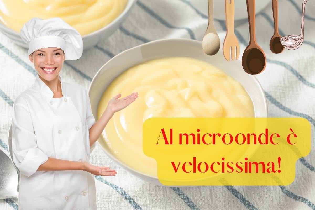 crema pasticcera, ricetta al microonde