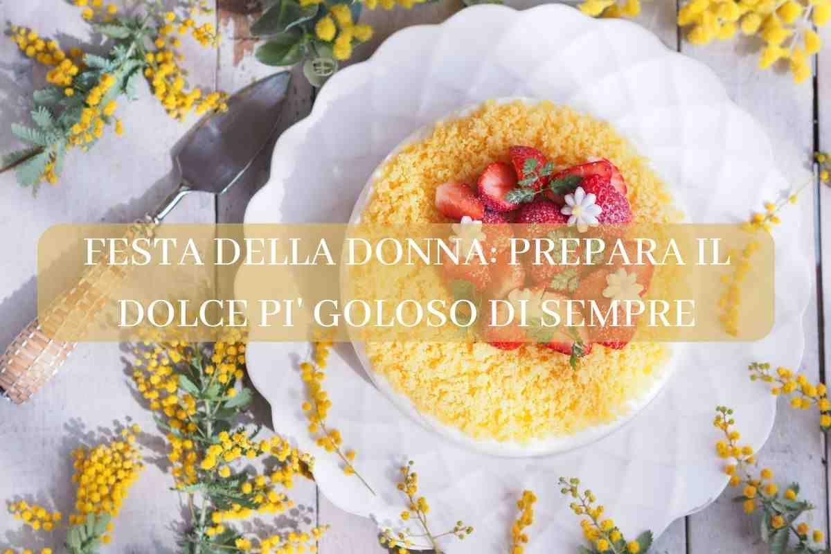 festa della donna, dolce facile e veloce