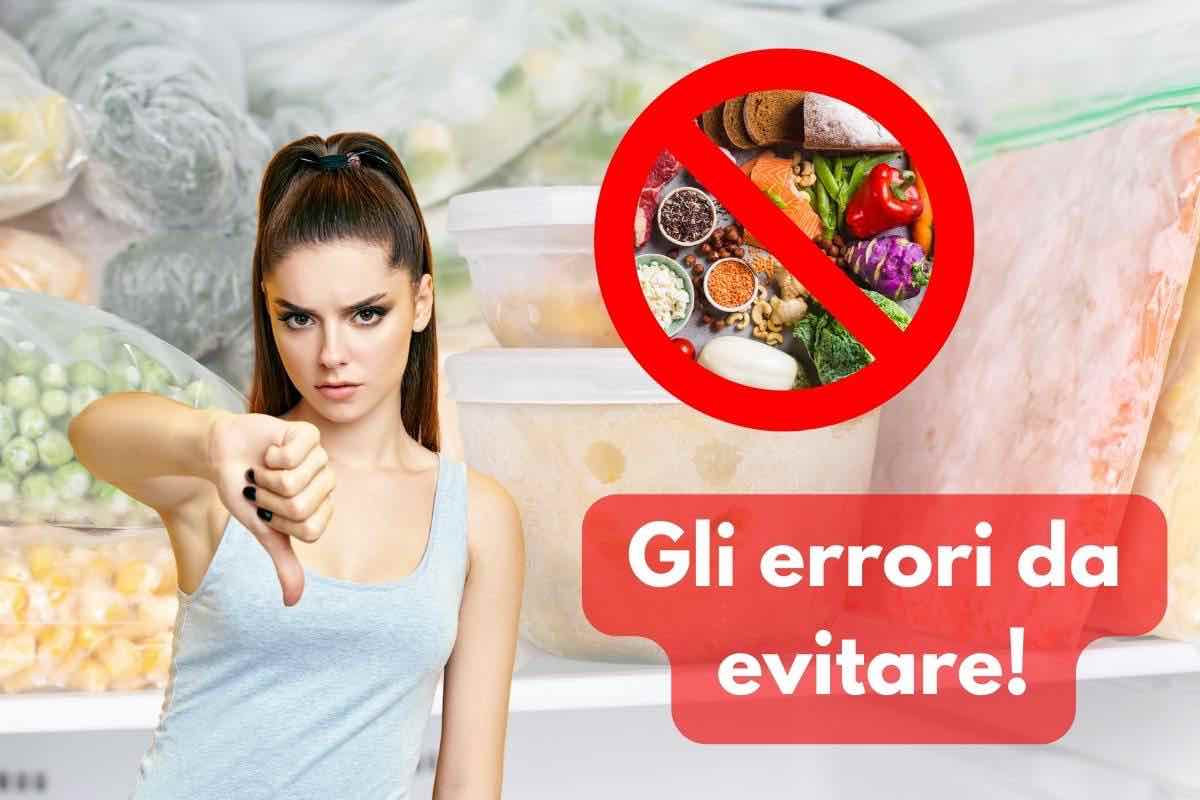 conservazione alimenti, errori da evitare 