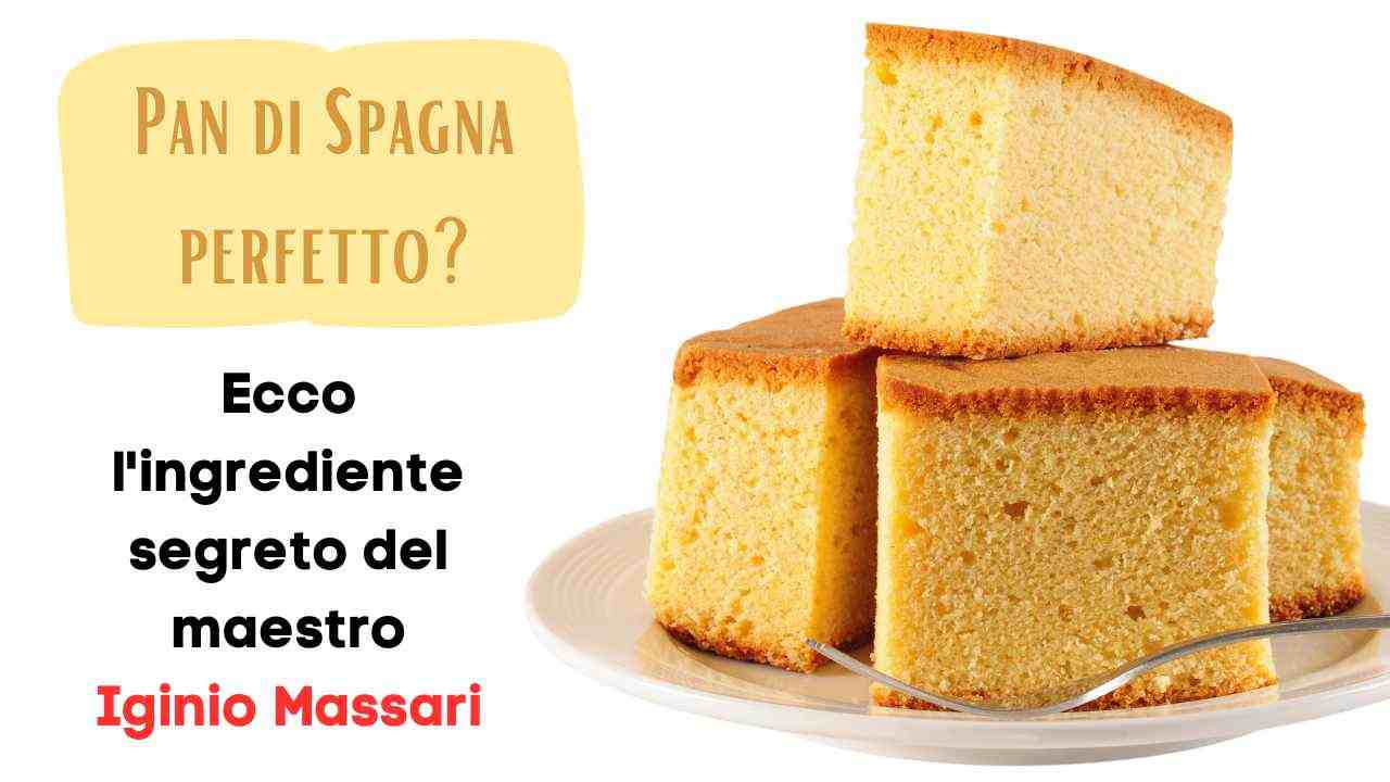 pan di Spagna, ricetta iginio Massari 