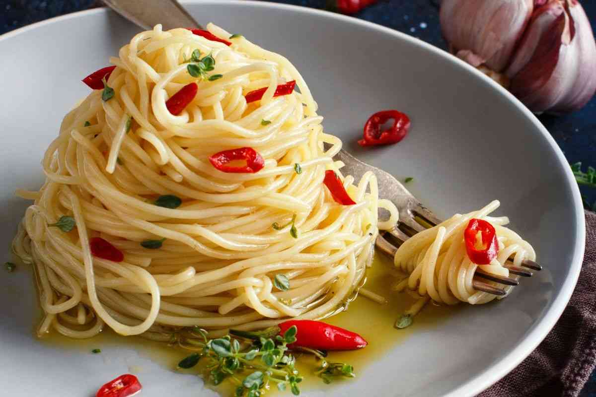 Ricetta aglio, olio e peperoncino
