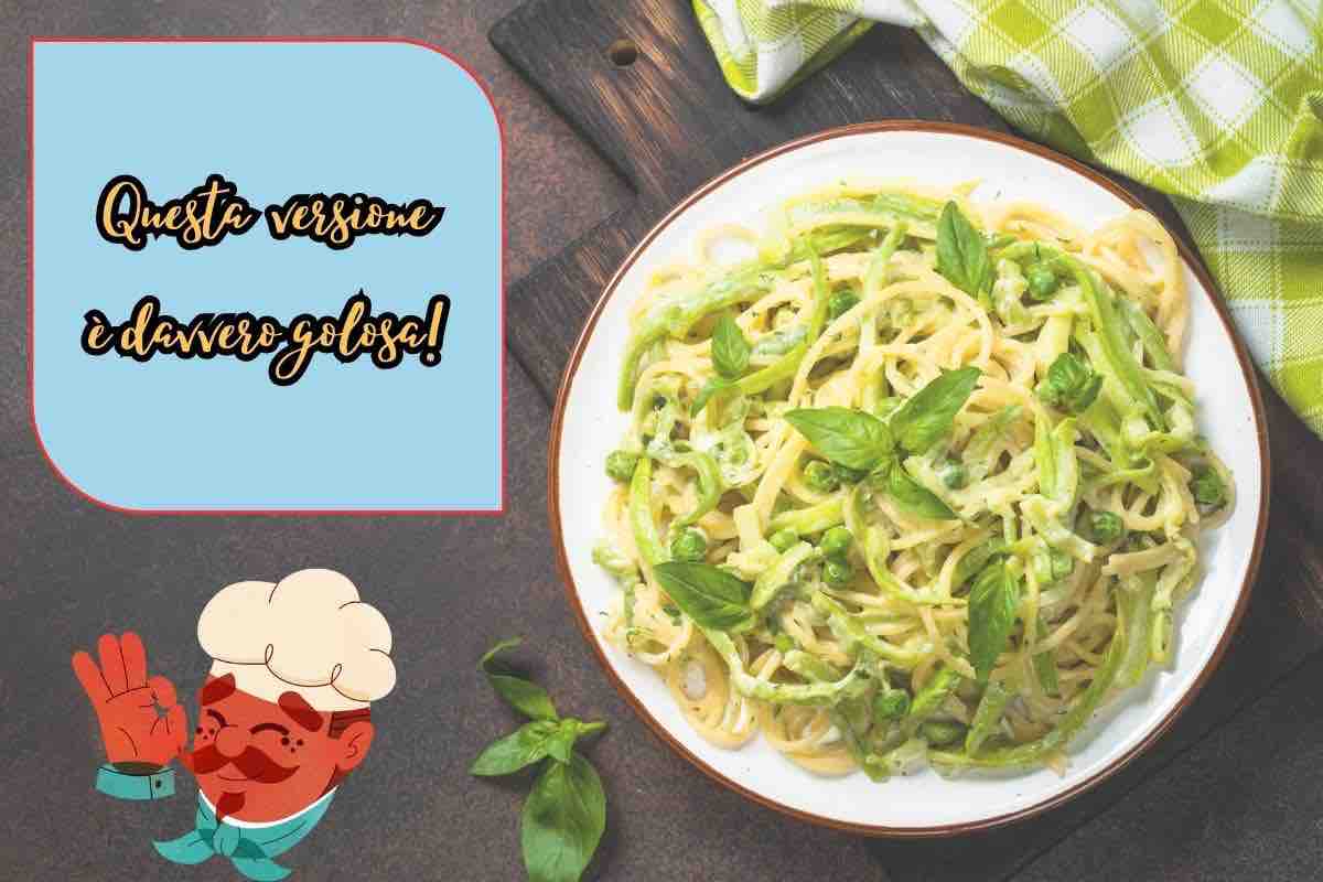 pasta e zucchine non fritte