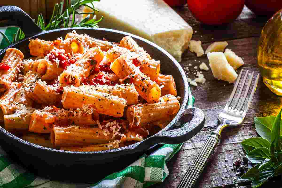 pasta alla zozzona, variante gustosa