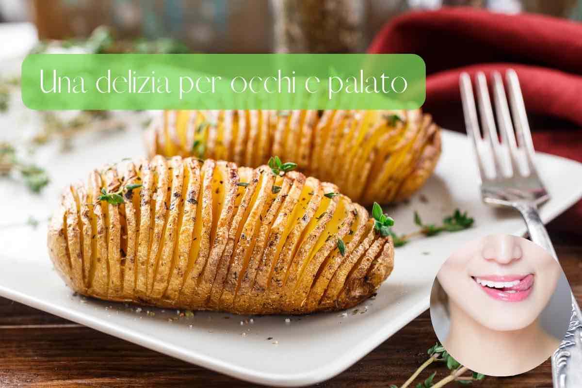 patate hasselback, ricetta facile 