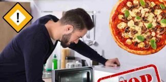 pizza al microonde, i rischi