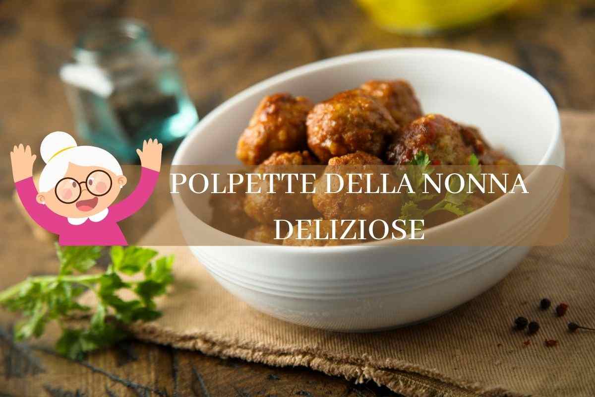 polpette della nonna, ricetta facile