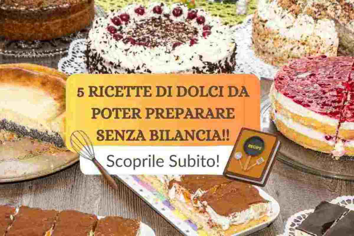 5 ricette di dolci velocissime da realizzare