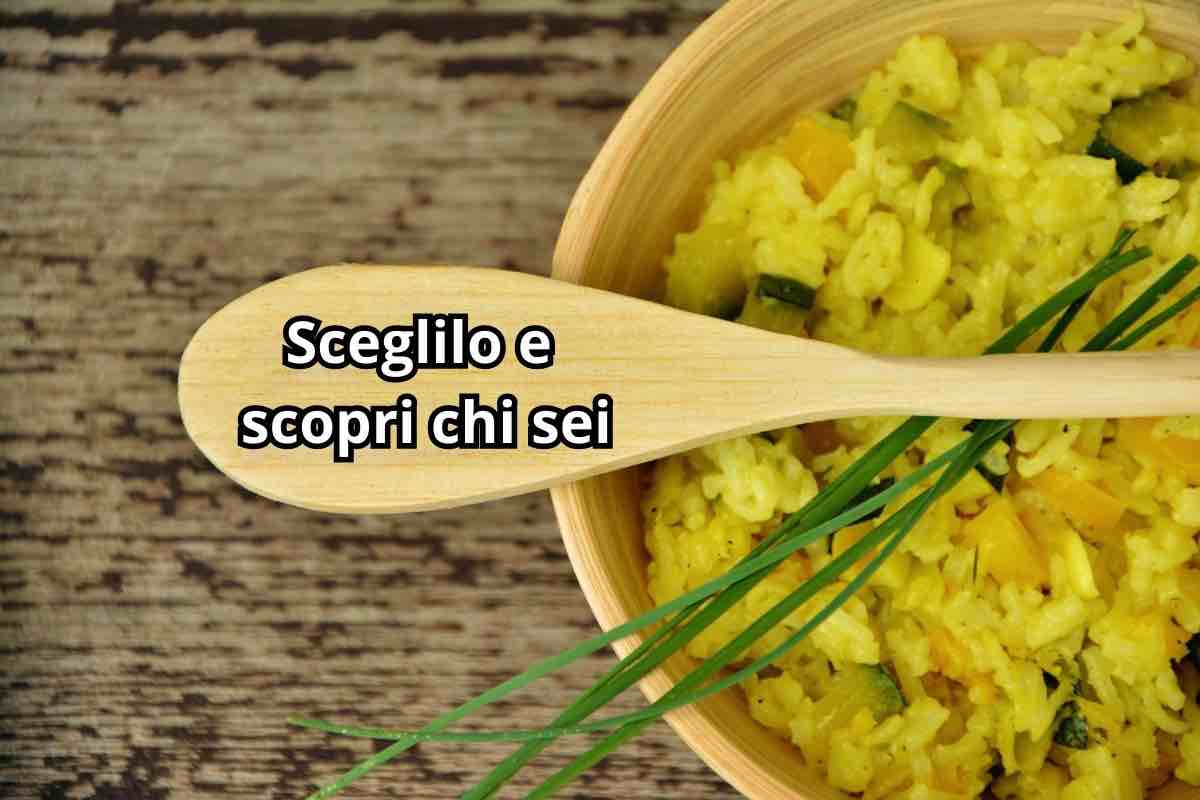 test personalità, scegli il risotto