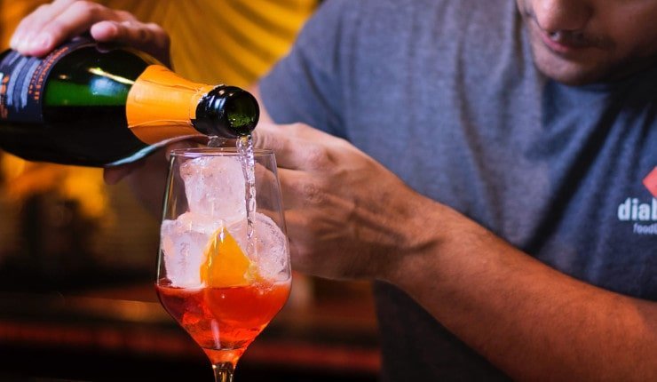 aperol spritz royale, la ricetta