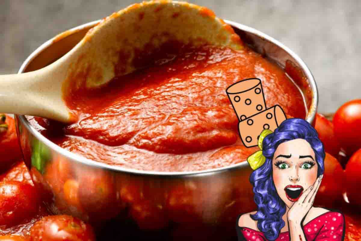 Tappo di sughero nel sugo