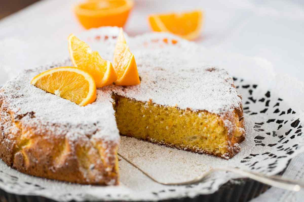 Ricetta torta all'arancia e allo zenzero