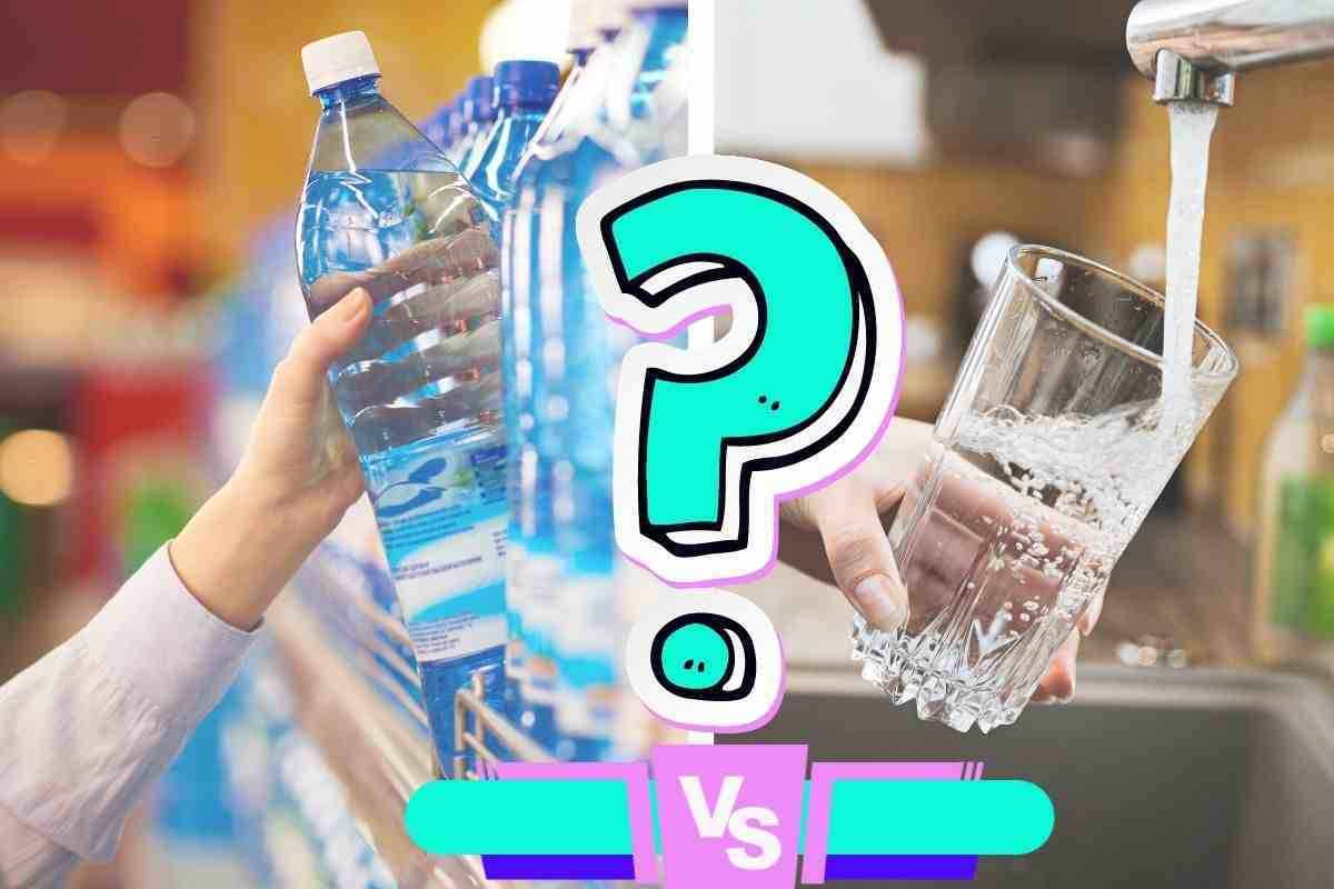 Quale bere tra acqua in bottiglia o da rubinetto