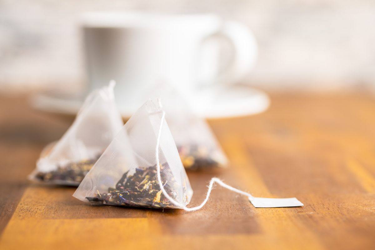 riciclare bustine di tè usate