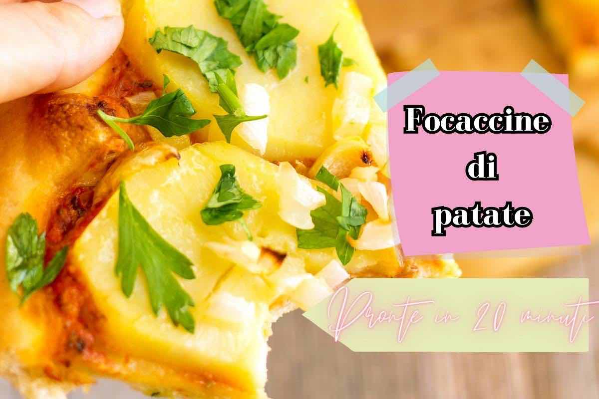 ricetta mini focaccine di patate