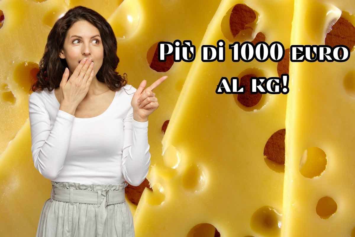 formaggio da 1000 euro al kg