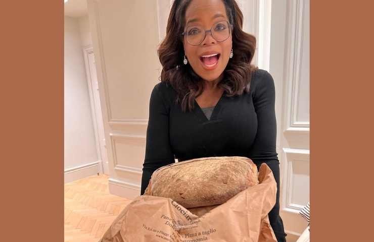 oprah winfrey pazza per il pane italiano