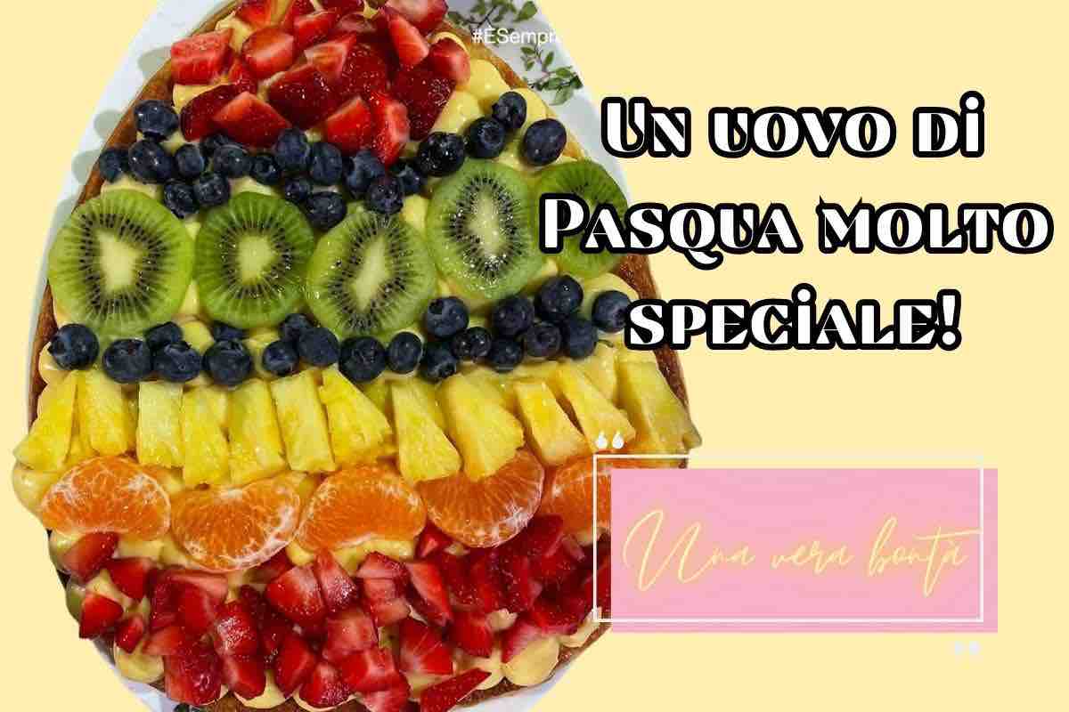 ricetta uovo di pasqua alla frutta