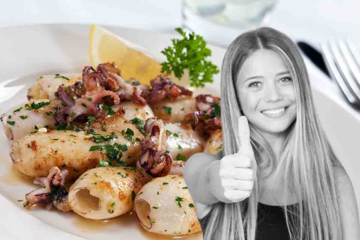 Calamari gratin